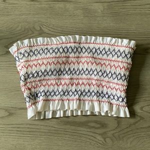 Medium white, tube top